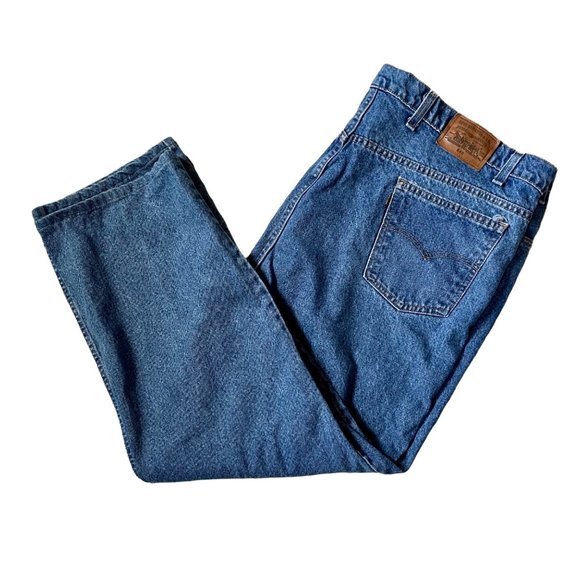 Vintage Levi’s Gold Tab 540 Discontinued Leather Patch Straight Leg Jeans - Picture 1 of 6